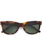 Saint Laurent - Rectangular Frame Sunglasses - Men - Acetate - One Size, Brown, Acetate