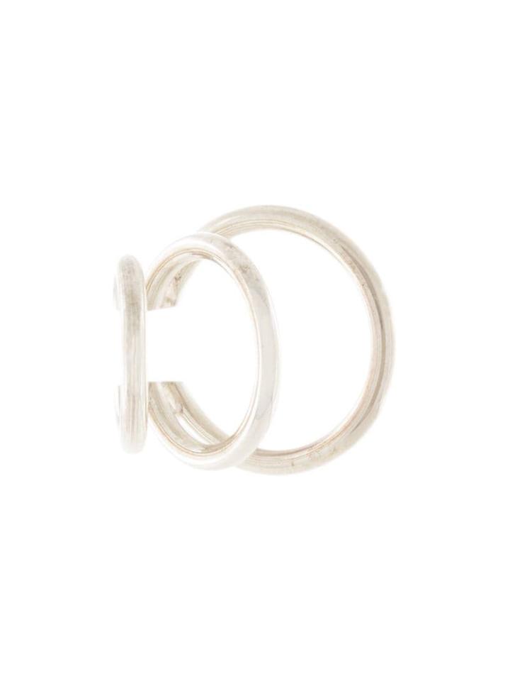 Saskia Diez Triple Circle Earcuff - Silver