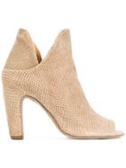 Officine Creative Open Toe Ankle Boots - Nude & Neutrals