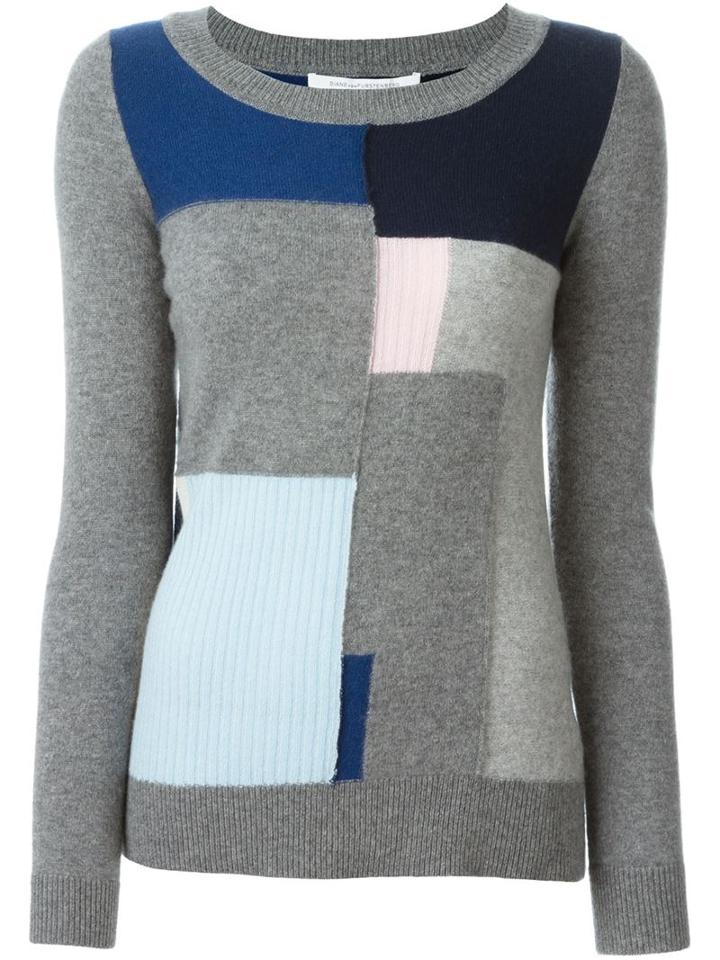 Diane Von Furstenberg Panelled Sweater