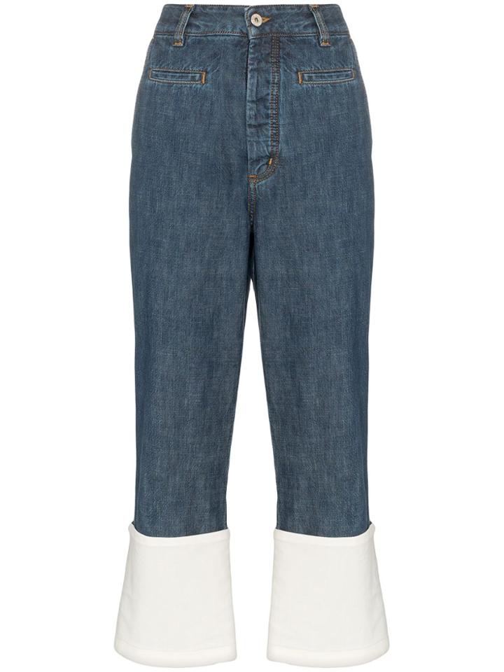 Loewe Fisherman Cropped Jeans - Blue