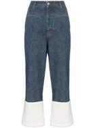 Loewe Fisherman Cropped Jeans - Blue