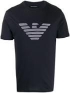 Emporio Armani Stitched Logo T-shirt - Blue