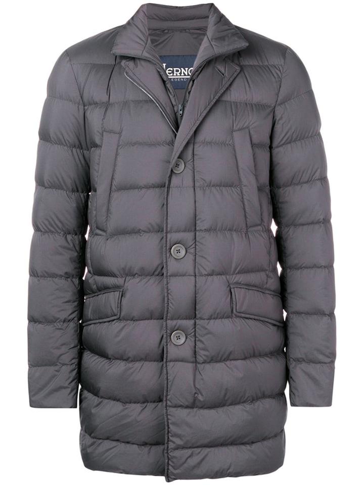 Herno Padded Straight-fit Jacket - Grey