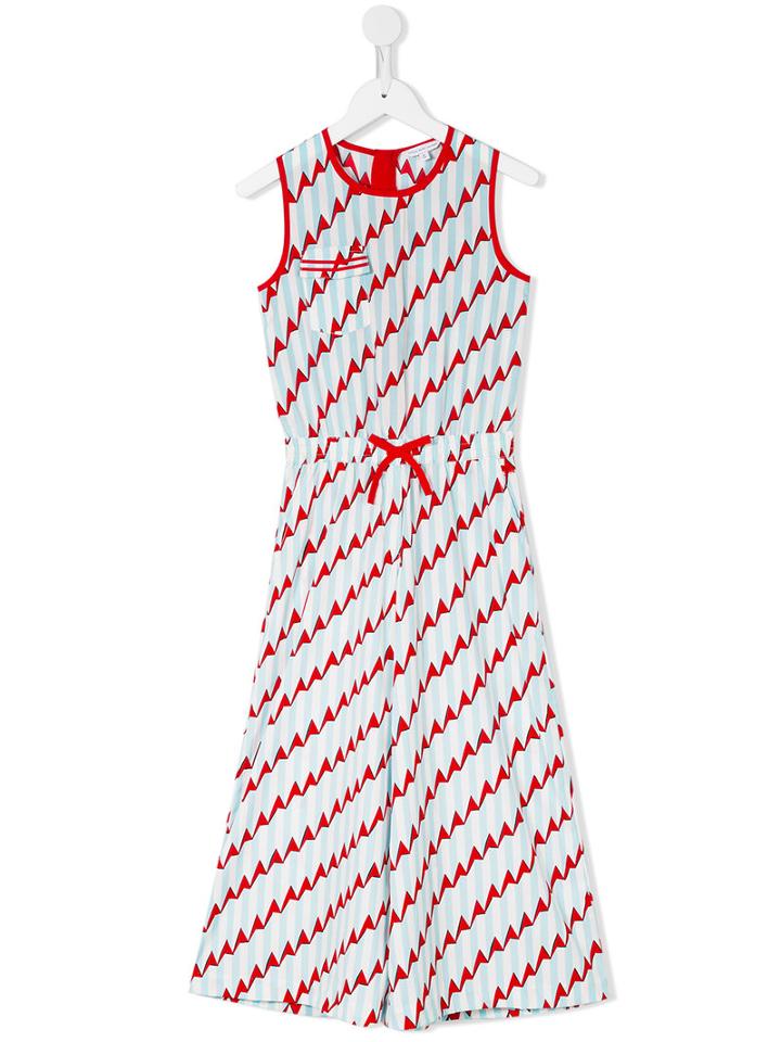 Little Marc Jacobs Printed Jumpsuit, Girl's, Size: 12 Yrs, Blue