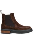 Tod's Almond Toe Ankle Boots - Brown