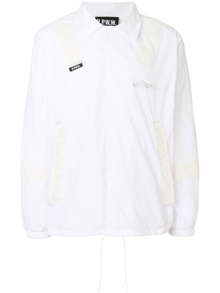 Upww Drawstring Shirt Jacket - White