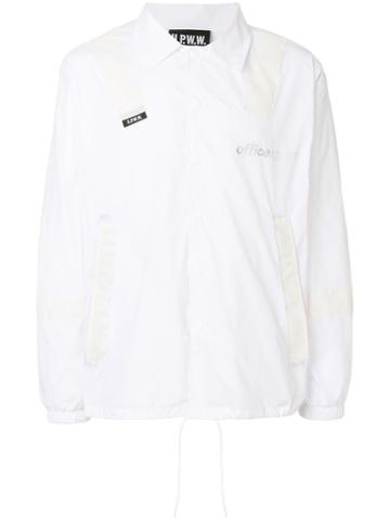 Upww Drawstring Shirt Jacket - White