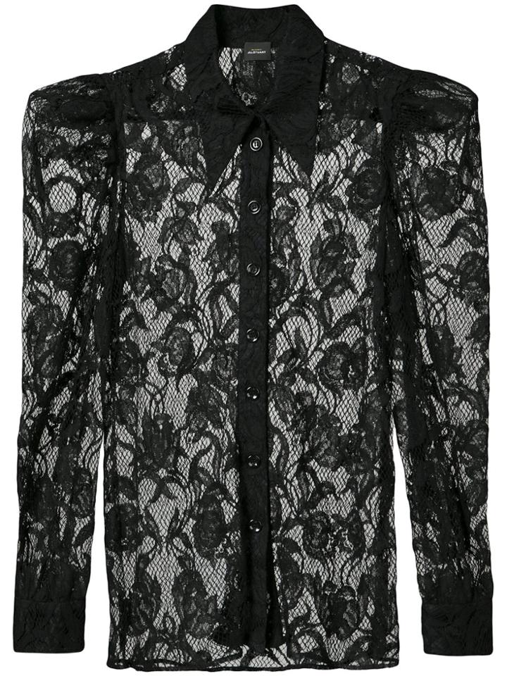 Jill Stuart Isabelli Lace Blouse - Black