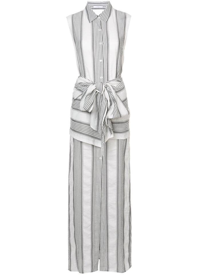 Tome Striped Maxi Dress - Nude & Neutrals