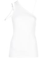 Helmut Lang One Shoulder Tank Top - White