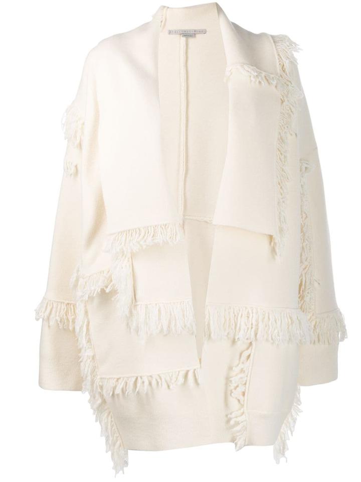 Stella Mccartney Fringed Layered Cardigan - White