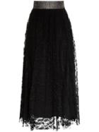Christopher Kane Crystal Belt Skirt - Black