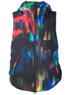 Y-3 Abstract Print Shell Gilet - Black