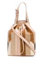 Derek Lam 10 Crosby 'patchwork Prince Bucket' Crossbody Bag