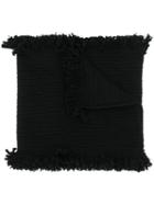 Uma Wang Textured Knit Scarf - Black