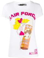 Love Moschino Hair Force T-shirt - White