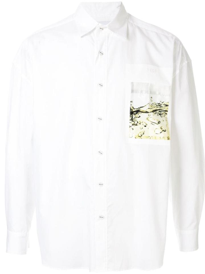 Yoshiokubo Printed Patch Shirt - White