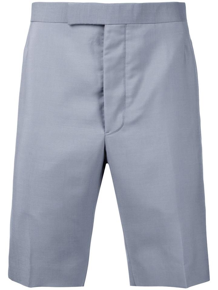 Thom Browne - Classic Chino Shorts - Men - Mohair/wool - 4, Grey, Mohair/wool