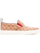 Gucci Gucci X Mlb Ny Yankees Patch Sneakers - Brown