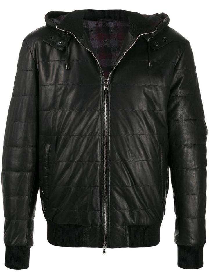 Barba Quilted Jacket - Black