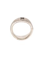 Henson Diamond Signet Ring - Metallic
