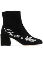 Dolce & Gabbana 'l'amore È Bellezza' Ankle Boots - Black