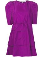 See By Chloé Short Tiered Dress - Purple
