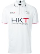Hackett Aston Martin Racing Polo Shirt, Men's, Size: L, White, Cotton/spandex/elastane