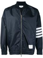 Thom Browne 4-bar Oversized Ripstop Bomber - Blue