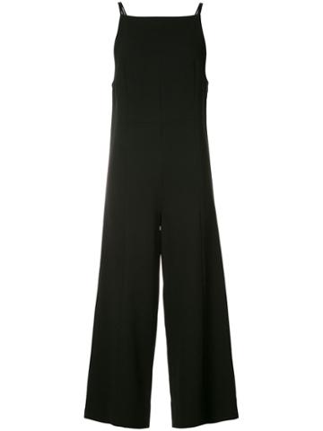 Protagonist - Shift Cropped Jumpsuit - Women - Silk/wool - 6, Black, Silk/wool