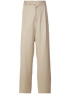 Yang Li Contrast Panel Wide-leg Trousers - Nude & Neutrals