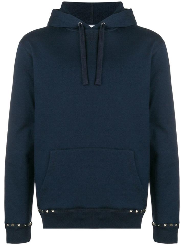 Valentino Rockstud Hoodie - Blue