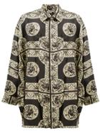 Edward Crutchley Printed Oversized Shirt - Multicolour