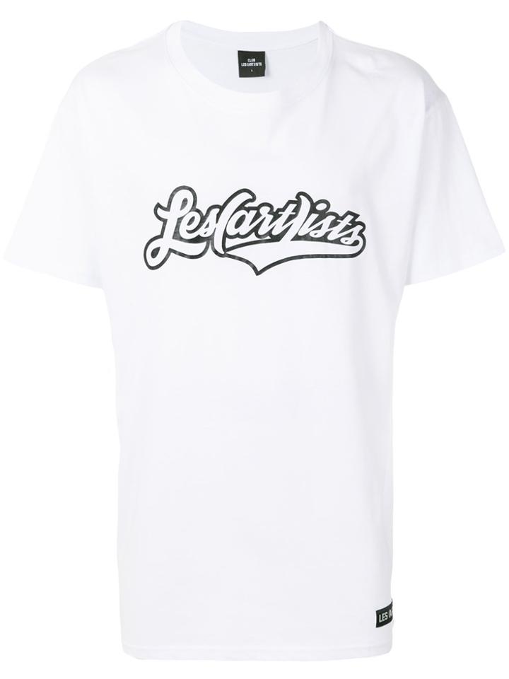 Les (art)ists Outline Logo T-shirt - White