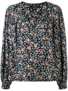 Isabel Marant Floral Print Blouser, Women's, Size: 42, Yellow, Silk/cotton