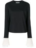 Philosophy Di Lorenzo Serafini Lace Cuff Top - Black