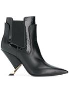 Casadei Layered Ankle Boots - Black