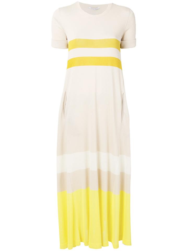 Agnona Short-sleeve T-shirt Dress - Nude & Neutrals