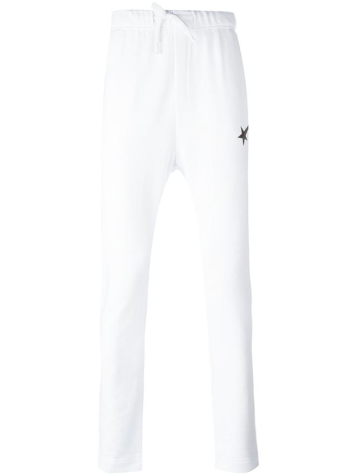 Haus By Ggdb - Star Print Track Pants - Men - Cotton - S, White, Cotton