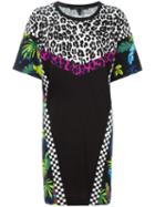 Marc Jacobs - Printed Patchwork T-shirt Dress - Women - Cotton - L, Black, Cotton