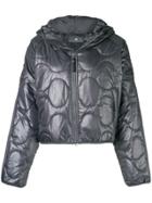 Adidas By Stella Mccartney Circle Embossed Padded Jacket - Grey