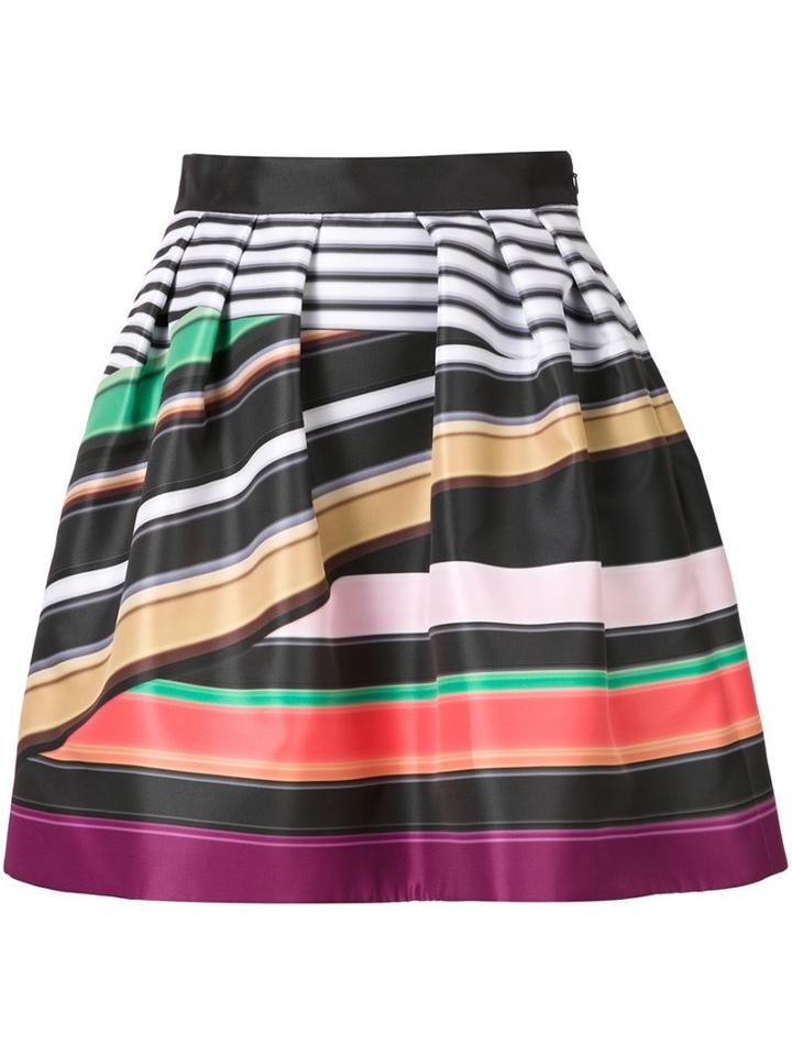Mary Katrantzou Algernon Skirt, Women's, Size: 6, Black, Silk/polyester