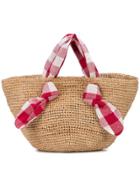 Loeffler Randall Hazel Straw Tote - Brown