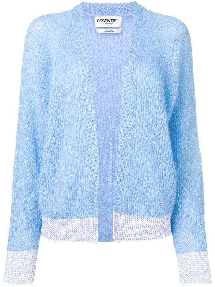 Essentiel Antwerp Loose-fit Cardigan - Blue