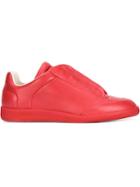 Maison Margiela Concealed Vamp Sneakers, Men's, Size: 8, Red, Leather/rubber