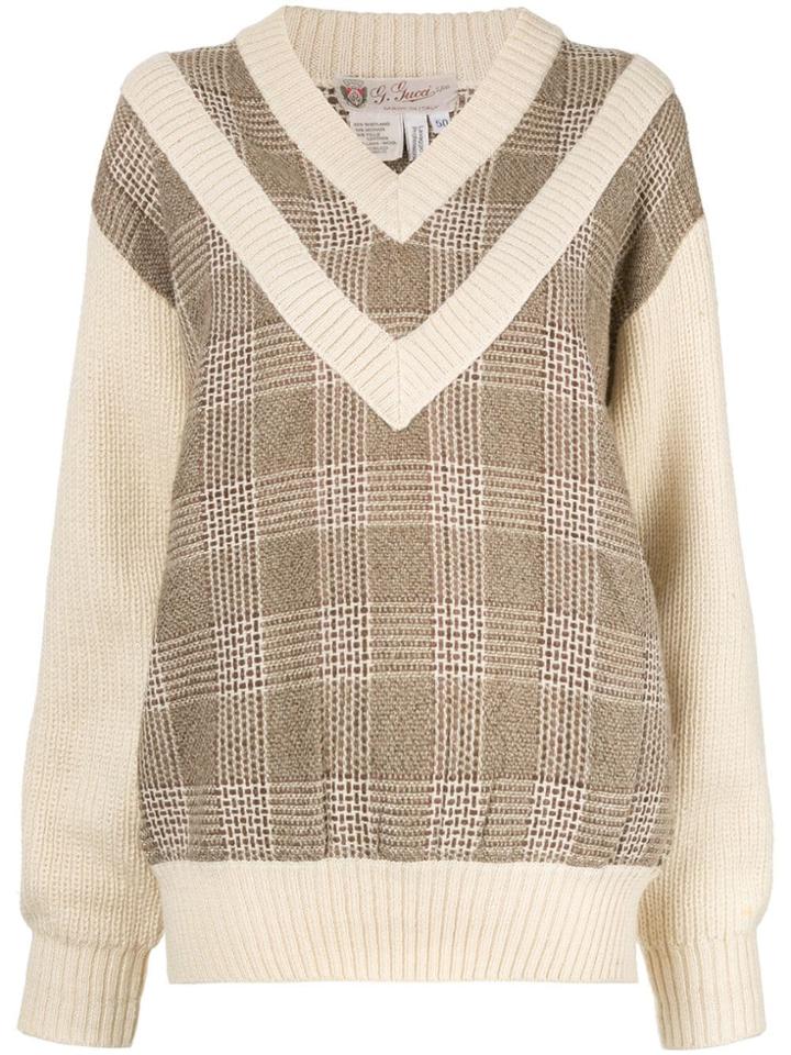 Gucci Pre-owned Long Sleeve Sweater - Brown