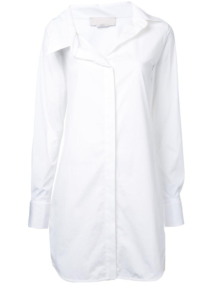 Monse - Long Shirt - Women - Cotton/polyurethane - 4, White, Cotton/polyurethane
