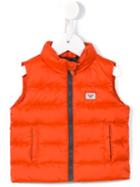 Armani Junior Padded Gilet, Toddler Boy's, Size: 12 Mth, Yellow/orange