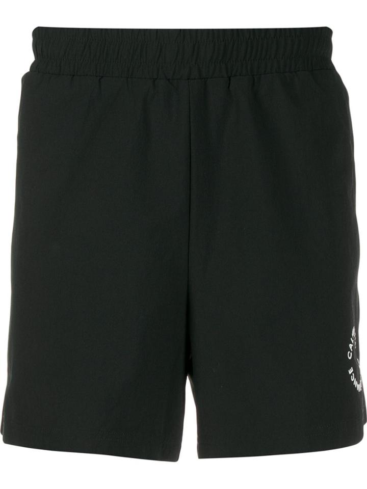Calvin Klein Printed Logo Shorts - Black